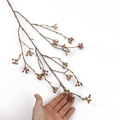 Seeded Willow Twig Branch 75cmH