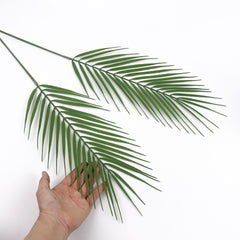 2pcs Real-touch Tropical Areca Palm Leaf 67cmH