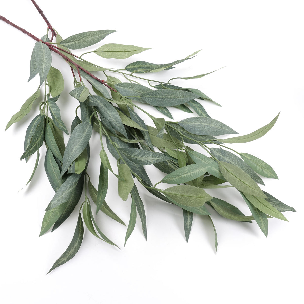 Artificial Eucalyptus Gum Leaf Long Spray  Faux Green Gum Leaves stem