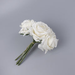 5 Stems Real-touch Rose Bunch 25cmH