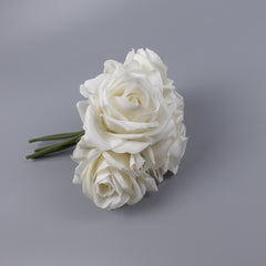 5 Stems Real-touch Rose Bunch 25cmH
