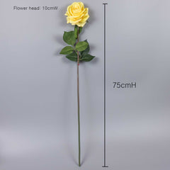 Real Touch Garden Rose Stem (Type1) 75cmH