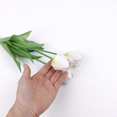 3 Stems Real Touch Tulip Bunch 40cmH