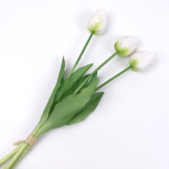3 Stems Real Touch Tulip Bunch 40cmH