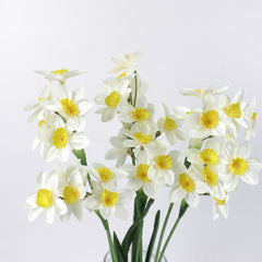 White Daffodil Flower Stem 53cmH