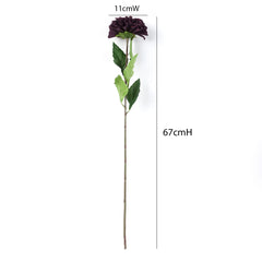 Real-touch Dahlia Flower Stem