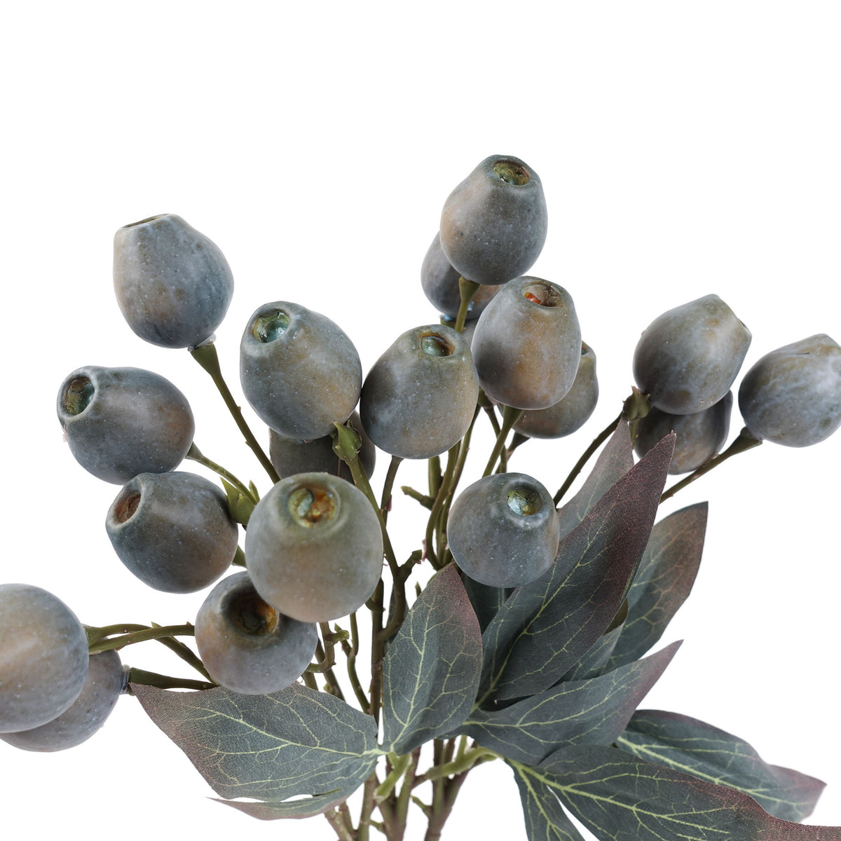 Artificial green gumnut branch