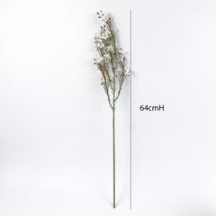 Wax Flower Stem in White