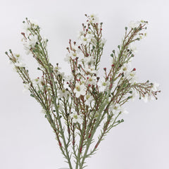 Artificial wax white flower