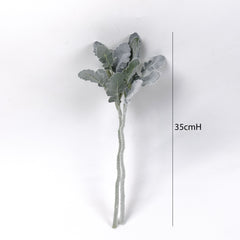 2 Stems Artificial Dusty Miller 35cmH