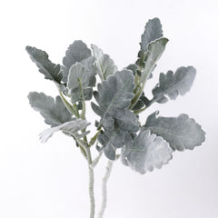 2 Stems Artificial Dusty Miller 35cmH