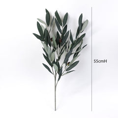 Artificial Olive Leaf Bush 55cmH