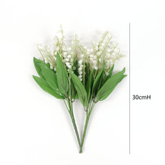 Two Bunches Lily of the Valley Bunch 30cmH