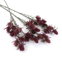 11 Heads Sea Holly Thistle Spray