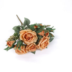 7 Heads Rose Bush 33cmH