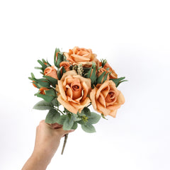 7 Heads Rose Bush 33cmH