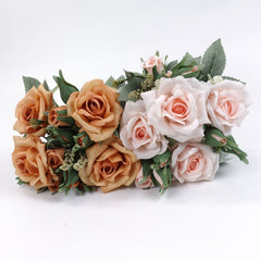 7 Heads Rose Bush 33cmH