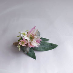 Blushing Bride Gumnut Wedding Buttonhole Boutonniere