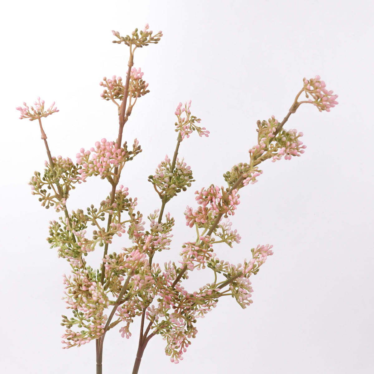 2pcs Artificial Seeded Spray Pink Colour 64cmH