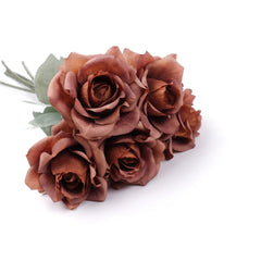 5Heads Long Stemmed Rose Bouquet 45cmH