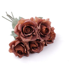 5Heads Long Stemmed Rose Bouquet 45cmH