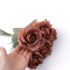 5Heads Long Stemmed Rose Bouquet 45cmH