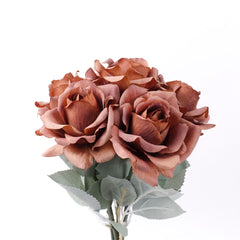 5Heads Long Stemmed Rose Bouquet 45cmH