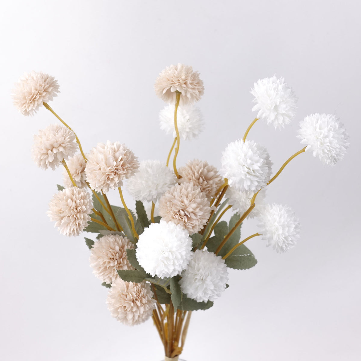 4pcs Chrysanthemum Pompom Spray Bunch