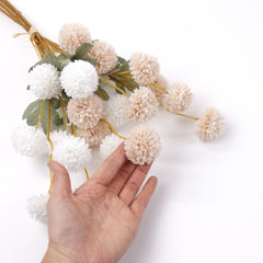 4pcs Chrysanthemum Pompom Spray Bunch