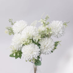 7 Heads Chrysanthemum Pompom Bush
