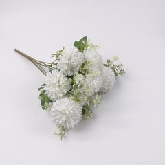 7 Heads Chrysanthemum Pompom Bush