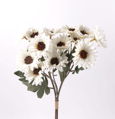 White Daisy Flower Bunch. Chrysanthemum Bunch 50cmH