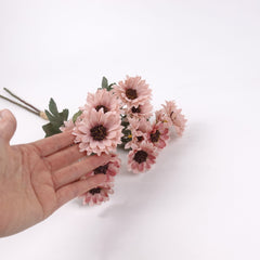 Daisy Flower Bunch in Antique Pink