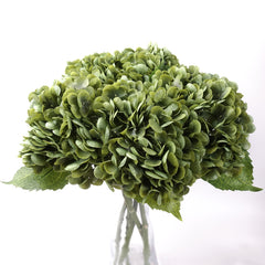 Real Touch Hydrangea Stem Green 50cmH