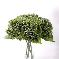 Real Touch Hydrangea Stem Green 50cmH