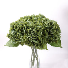Real Touch Hydrangea Stem Green 50cmH