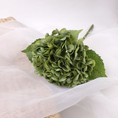 Real Touch Hydrangea Stem Green 50cmH