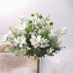 White Wildflower Bunch 50cmH