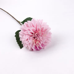 Real-touch Dahlia Flower Stem in Pink
