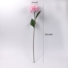 Real-touch Dahlia Flower Stem in Pink