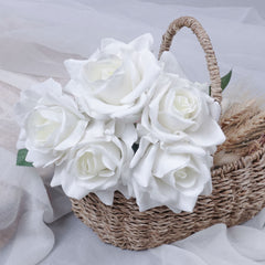 5H Real-touch Long Stemmed Rose Bouquet 50cmH