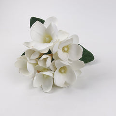 7 Heads Magnolia Bunch 33cmH