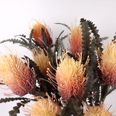 2 Heads Artificial Banksia 79cmH