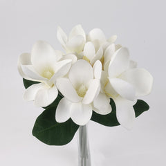 7 Heads Magnolia Bunch 33cmH