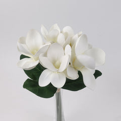 7 Heads Magnolia Bunch 33cmH