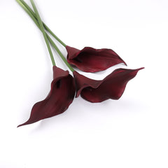 3pcs Real-touch Calla Lily Stems 60cmH