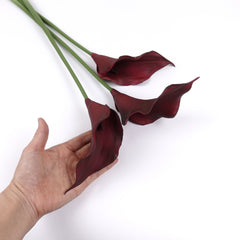 3pcs Real-touch Calla Lily Stems 60cmH