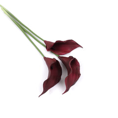 3pcs Real-touch Calla Lily Stems 60cmH