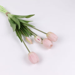 5 Stems Real Touch Tulip Bunch 40cmH