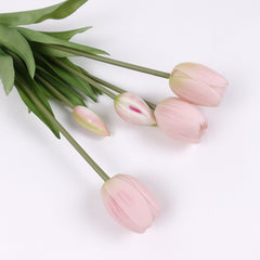5 Stems Real Touch Tulip Bunch 40cmH